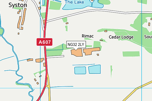 NG32 2LY map - OS VectorMap District (Ordnance Survey) NG32 2LY map - OS VectorMap District (Ordnance Survey)