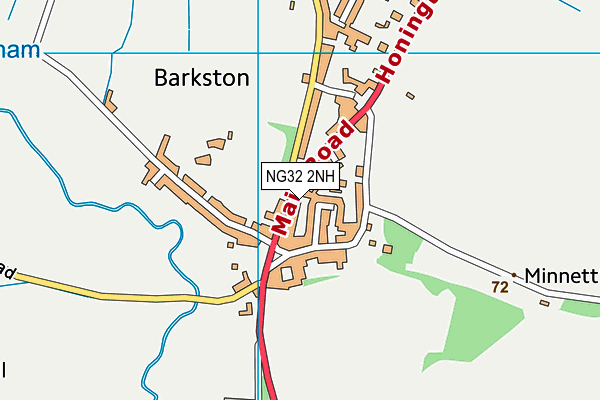 NG32 2NH map - OS VectorMap District (Ordnance Survey) NG32 2NH map - OS VectorMap District (Ordnance Survey)