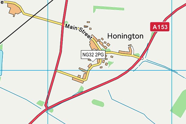 NG32 2PG map - OS VectorMap District (Ordnance Survey) NG32 2PG map - OS VectorMap District (Ordnance Survey)