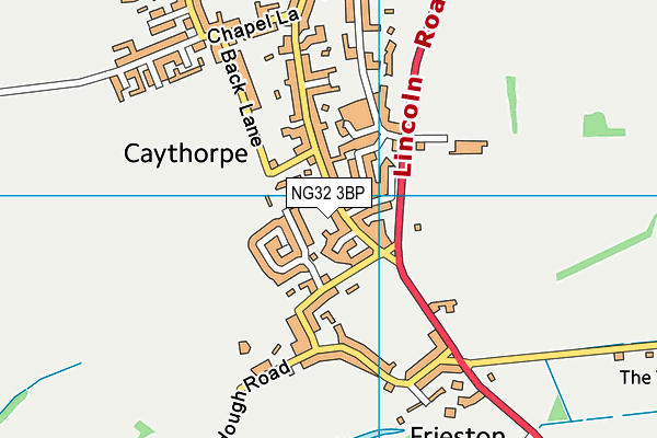 NG32 3BP map - OS VectorMap District (Ordnance Survey) NG32 3BP map - OS VectorMap District (Ordnance Survey)