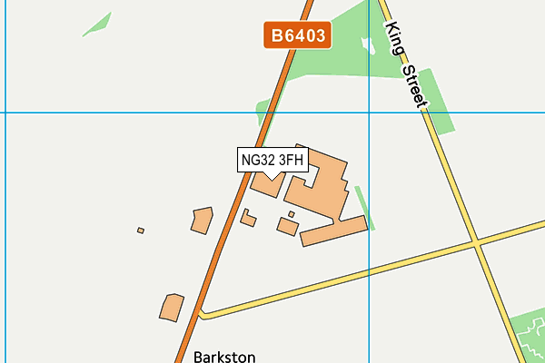 NG32 3FH map - OS VectorMap District (Ordnance Survey) NG32 3FH map - OS VectorMap District (Ordnance Survey)