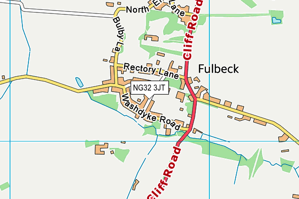 NG32 3JT map - OS VectorMap District (Ordnance Survey) NG32 3JT map - OS VectorMap District (Ordnance Survey)