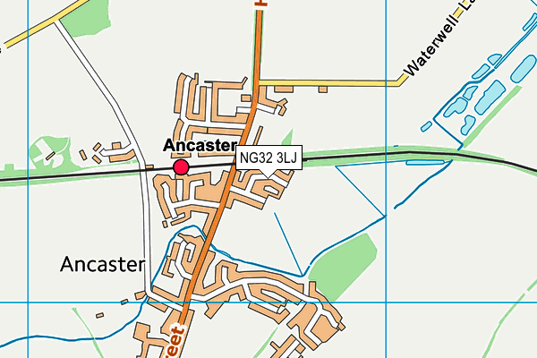 NG32 3LJ map - OS VectorMap District (Ordnance Survey) NG32 3LJ map - OS VectorMap District (Ordnance Survey)