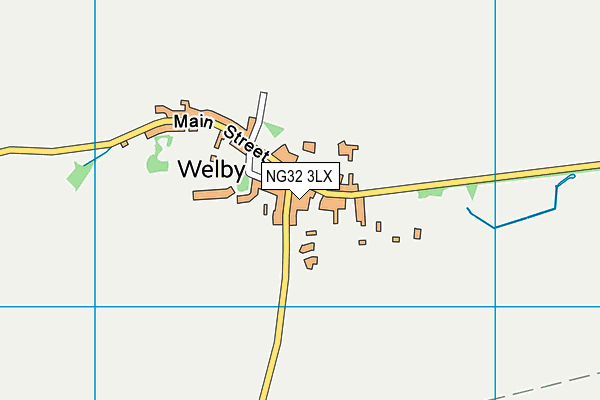 NG32 3LX map - OS VectorMap District (Ordnance Survey) NG32 3LX map - OS VectorMap District (Ordnance Survey)