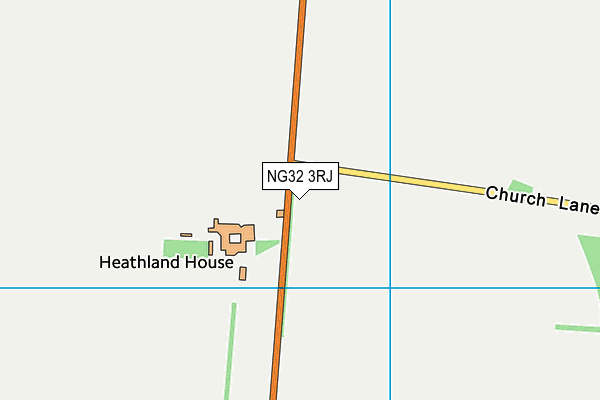 NG32 3RJ map - OS VectorMap District (Ordnance Survey) NG32 3RJ map - OS VectorMap District (Ordnance Survey)
