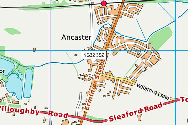 NG32 3SZ map - OS VectorMap District (Ordnance Survey) NG32 3SZ map - OS VectorMap District (Ordnance Survey)