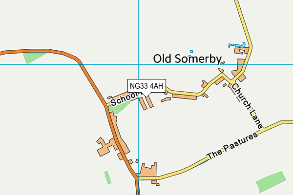 NG33 4AH map - OS VectorMap District (Ordnance Survey) NG33 4AH map - OS VectorMap District (Ordnance Survey)