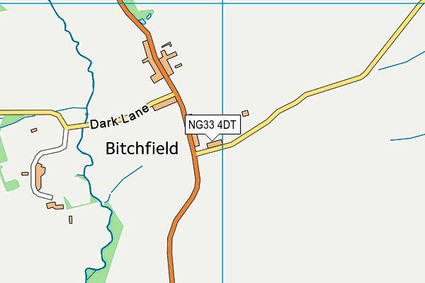 NG33 4DT map - OS VectorMap District (Ordnance Survey) NG33 4DT map - OS VectorMap District (Ordnance Survey)
