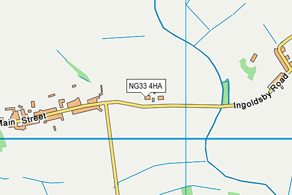 NG33 4HA map - OS VectorMap District (Ordnance Survey) NG33 4HA map - OS VectorMap District (Ordnance Survey)