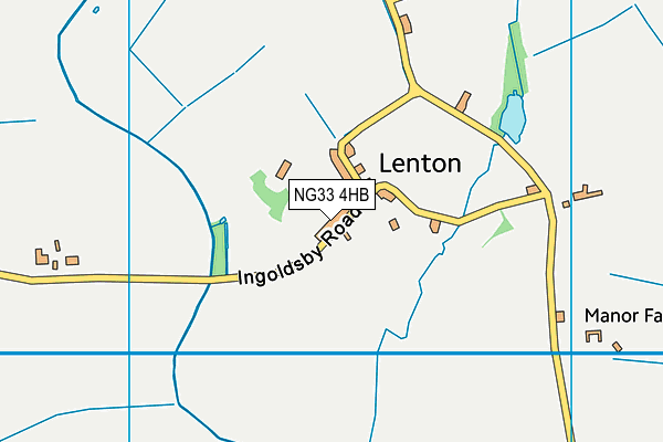 NG33 4HB map - OS VectorMap District (Ordnance Survey) NG33 4HB map - OS VectorMap District (Ordnance Survey)