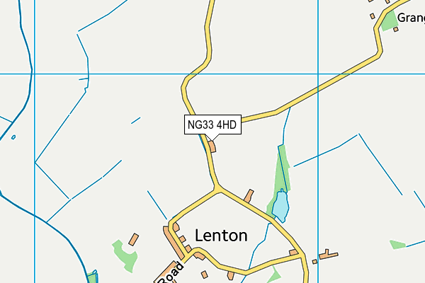 NG33 4HD map - OS VectorMap District (Ordnance Survey) NG33 4HD map - OS VectorMap District (Ordnance Survey)