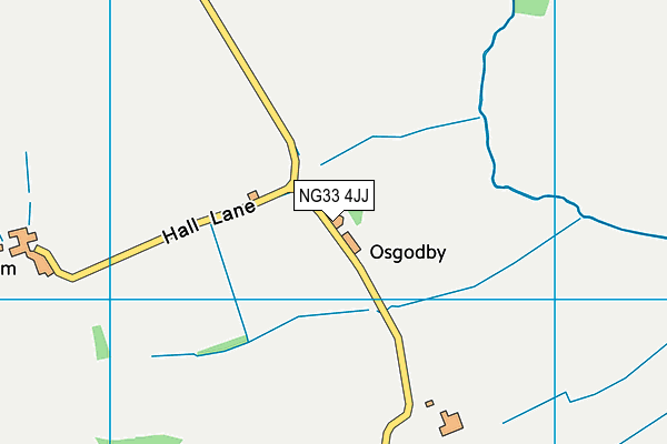 NG33 4JJ map - OS VectorMap District (Ordnance Survey) NG33 4JJ map - OS VectorMap District (Ordnance Survey)