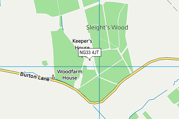 NG33 4JT map - OS VectorMap District (Ordnance Survey) NG33 4JT map - OS VectorMap District (Ordnance Survey)