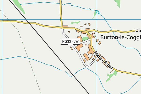NG33 4JW map - OS VectorMap District (Ordnance Survey) NG33 4JW map - OS VectorMap District (Ordnance Survey)