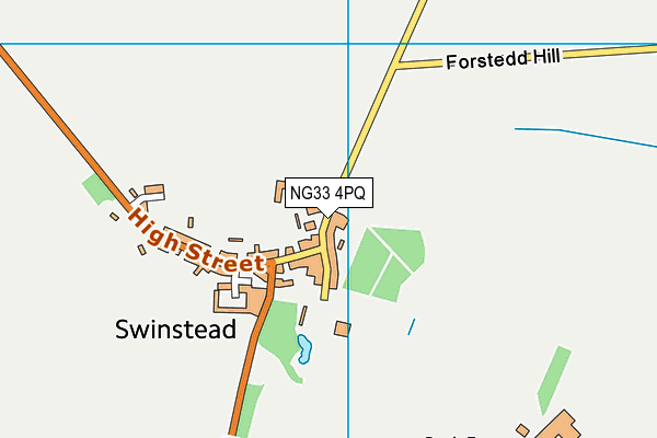 NG33 4PQ map - OS VectorMap District (Ordnance Survey) NG33 4PQ map - OS VectorMap District (Ordnance Survey)