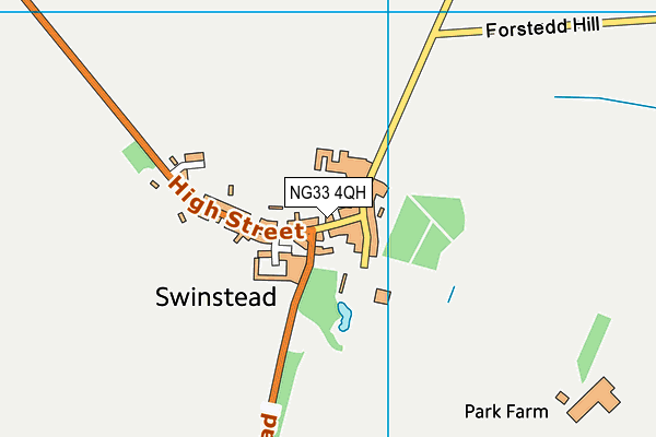 NG33 4QH map - OS VectorMap District (Ordnance Survey) NG33 4QH map - OS VectorMap District (Ordnance Survey)