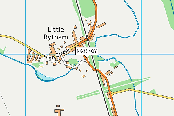 NG33 4QY map - OS VectorMap District (Ordnance Survey) NG33 4QY map - OS VectorMap District (Ordnance Survey)