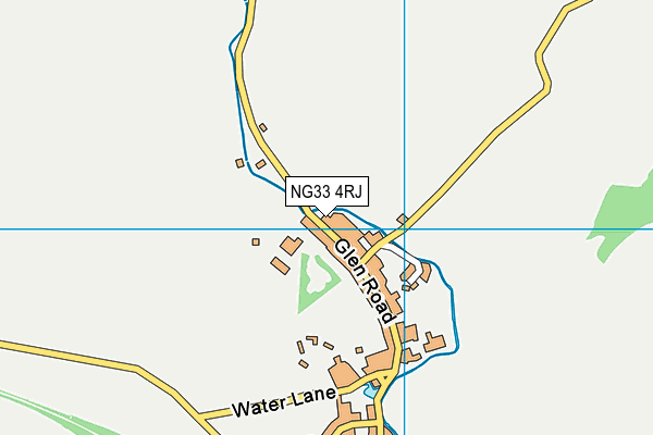 NG33 4RJ map - OS VectorMap District (Ordnance Survey) NG33 4RJ map - OS VectorMap District (Ordnance Survey)