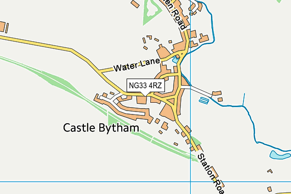 NG33 4RZ map - OS VectorMap District (Ordnance Survey) NG33 4RZ map - OS VectorMap District (Ordnance Survey)