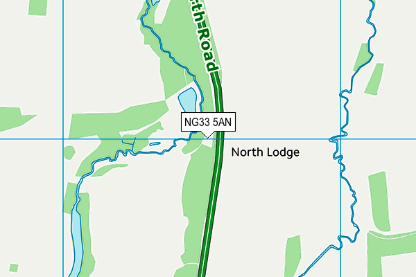 NG33 5AN map - OS VectorMap District (Ordnance Survey) NG33 5AN map - OS VectorMap District (Ordnance Survey)
