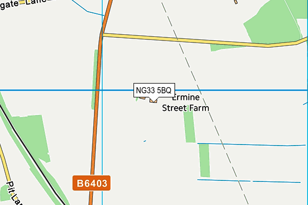 NG33 5BQ map - OS VectorMap District (Ordnance Survey) NG33 5BQ map - OS VectorMap District (Ordnance Survey)
