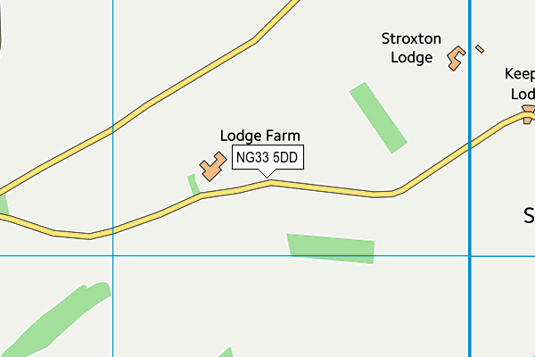 NG33 5DD map - OS VectorMap District (Ordnance Survey) NG33 5DD map - OS VectorMap District (Ordnance Survey)