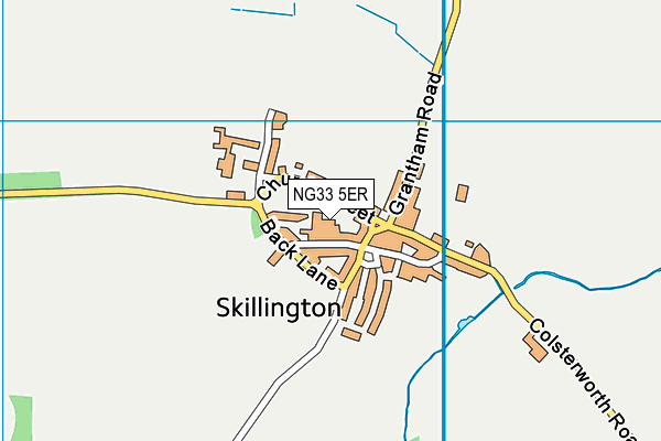 NG33 5ER map - OS VectorMap District (Ordnance Survey) NG33 5ER map - OS VectorMap District (Ordnance Survey)
