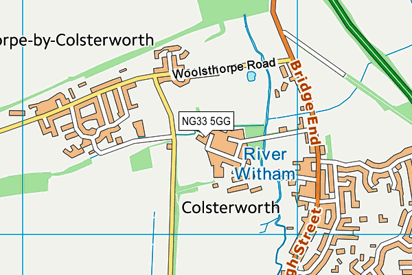 NG33 5GG map - OS VectorMap District (Ordnance Survey) NG33 5GG map - OS VectorMap District (Ordnance Survey)