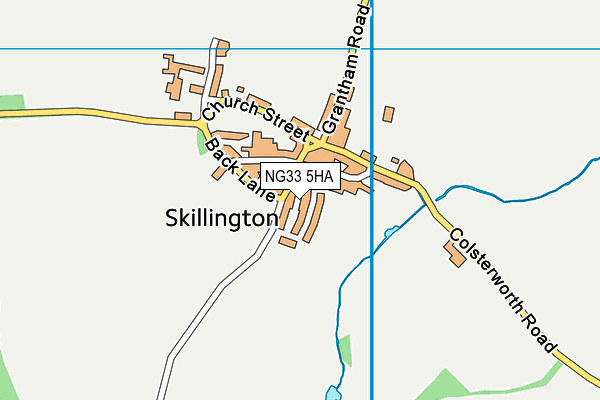 NG33 5HA map - OS VectorMap District (Ordnance Survey) NG33 5HA map - OS VectorMap District (Ordnance Survey)