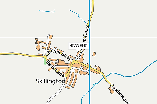 NG33 5HG map - OS VectorMap District (Ordnance Survey) NG33 5HG map - OS VectorMap District (Ordnance Survey)