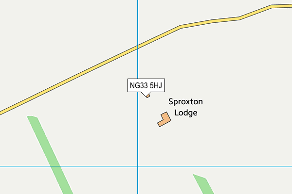 NG33 5HJ map - OS VectorMap District (Ordnance Survey) NG33 5HJ map - OS VectorMap District (Ordnance Survey)