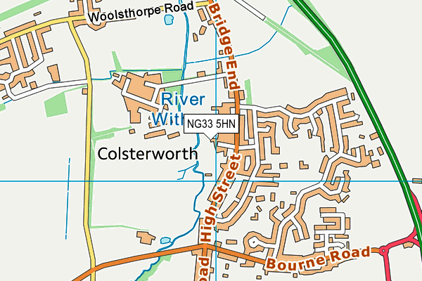 NG33 5HN map - OS VectorMap District (Ordnance Survey) NG33 5HN map - OS VectorMap District (Ordnance Survey)
