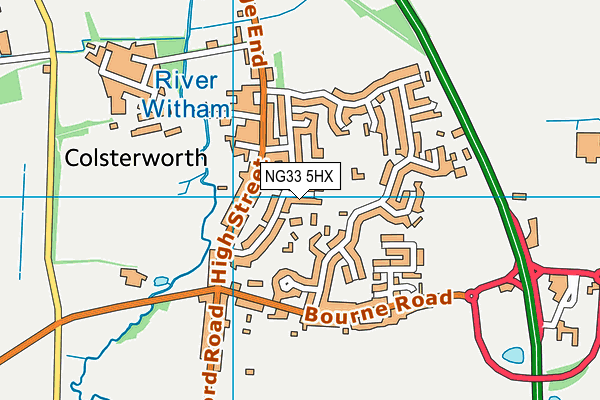 NG33 5HX map - OS VectorMap District (Ordnance Survey) NG33 5HX map - OS VectorMap District (Ordnance Survey)
