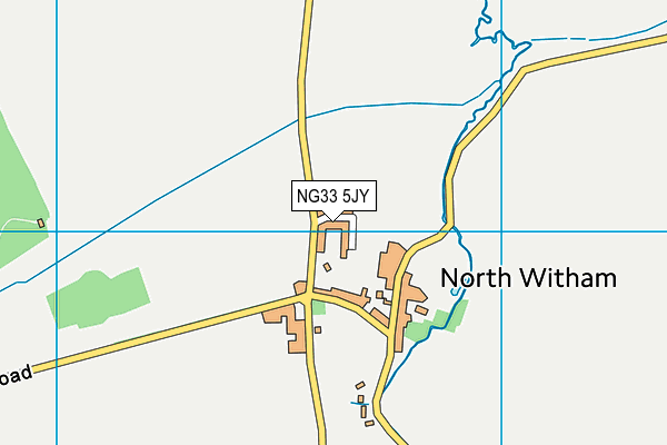 NG33 5JY map - OS VectorMap District (Ordnance Survey) NG33 5JY map - OS VectorMap District (Ordnance Survey)