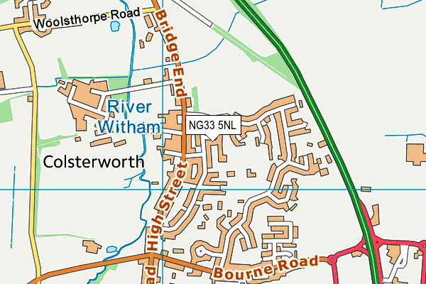 NG33 5NL map - OS VectorMap District (Ordnance Survey) NG33 5NL map - OS VectorMap District (Ordnance Survey)