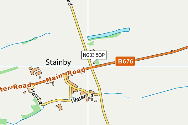 NG33 5QP map - OS VectorMap District (Ordnance Survey) NG33 5QP map - OS VectorMap District (Ordnance Survey)