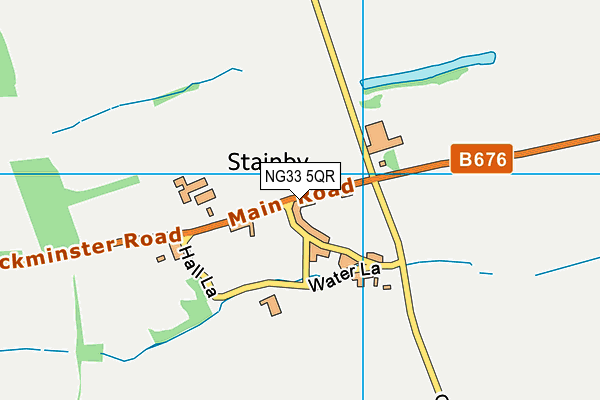 NG33 5QR map - OS VectorMap District (Ordnance Survey) NG33 5QR map - OS VectorMap District (Ordnance Survey)