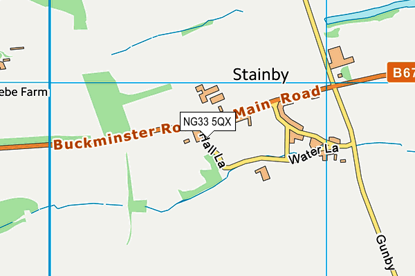 NG33 5QX map - OS VectorMap District (Ordnance Survey) NG33 5QX map - OS VectorMap District (Ordnance Survey)
