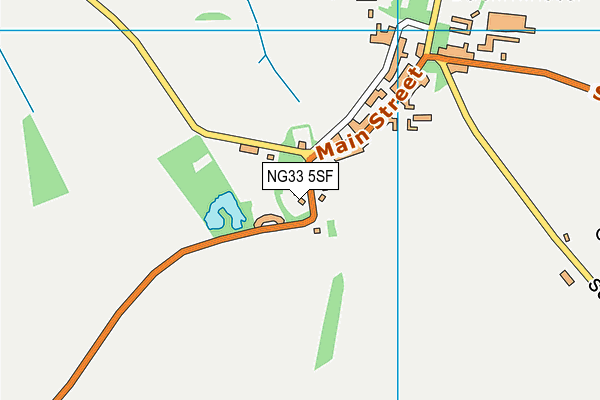 NG33 5SF map - OS VectorMap District (Ordnance Survey) NG33 5SF map - OS VectorMap District (Ordnance Survey)