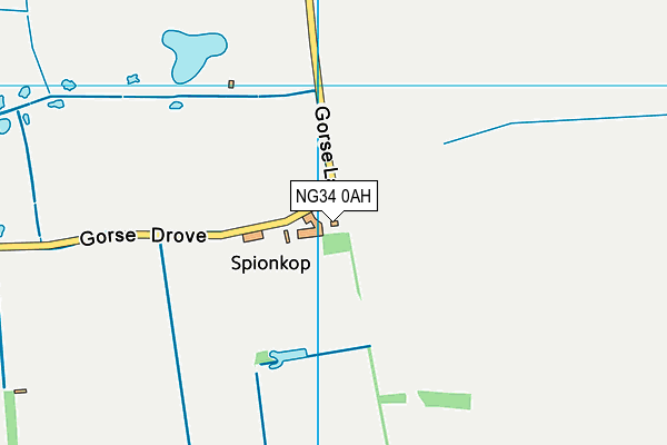 NG34 0AH map - OS VectorMap District (Ordnance Survey) NG34 0AH map - OS VectorMap District (Ordnance Survey)