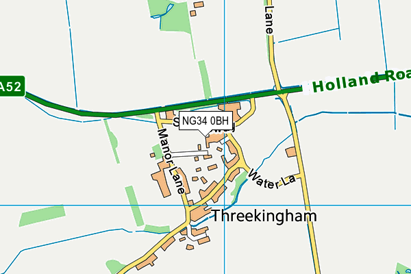 NG34 0BH map - OS VectorMap District (Ordnance Survey) NG34 0BH map - OS VectorMap District (Ordnance Survey)