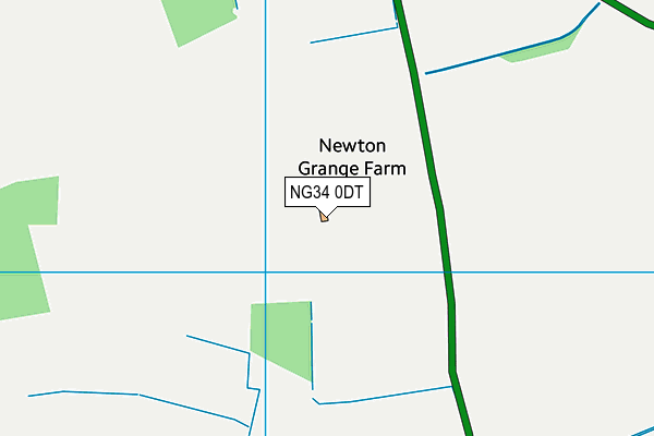 NG34 0DT map - OS VectorMap District (Ordnance Survey) NG34 0DT map - OS VectorMap District (Ordnance Survey)