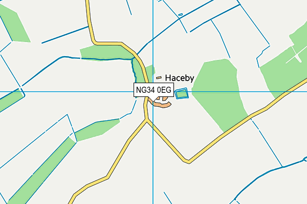 NG34 0EG map - OS VectorMap District (Ordnance Survey) NG34 0EG map - OS VectorMap District (Ordnance Survey)