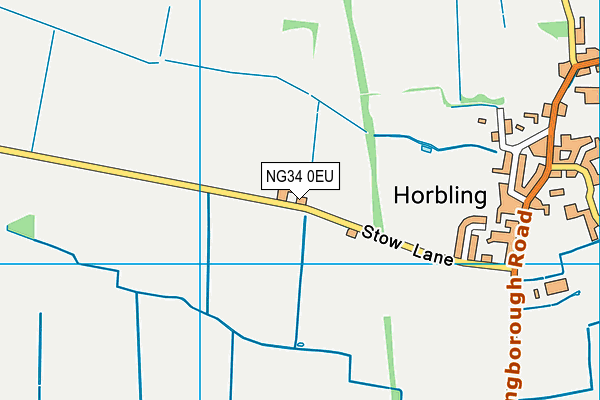 NG34 0EU map - OS VectorMap District (Ordnance Survey) NG34 0EU map - OS VectorMap District (Ordnance Survey)