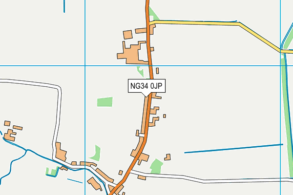 NG34 0JP map - OS VectorMap District (Ordnance Survey) NG34 0JP map - OS VectorMap District (Ordnance Survey)