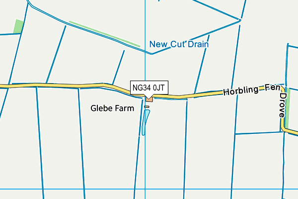 NG34 0JT map - OS VectorMap District (Ordnance Survey) NG34 0JT map - OS VectorMap District (Ordnance Survey)