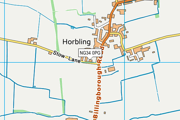 NG34 0PG map - OS VectorMap District (Ordnance Survey) NG34 0PG map - OS VectorMap District (Ordnance Survey)