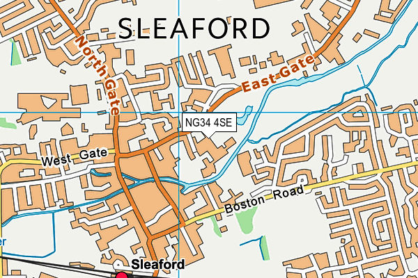 NG34 4SE map - OS VectorMap District (Ordnance Survey) NG34 4SE map - OS VectorMap District (Ordnance Survey)