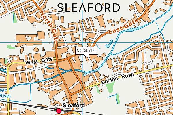 NG34 7DT map - OS VectorMap District (Ordnance Survey) NG34 7DT map - OS VectorMap District (Ordnance Survey)