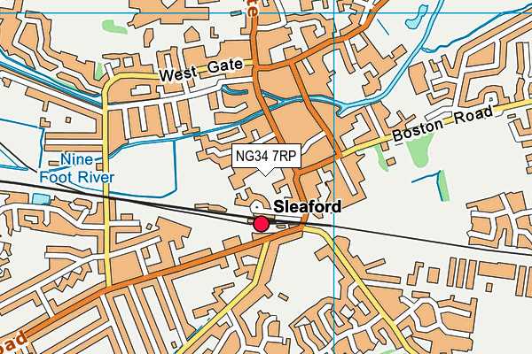 NG34 7RP map - OS VectorMap District (Ordnance Survey) NG34 7RP map - OS VectorMap District (Ordnance Survey)